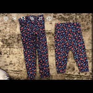 Sister set!!3t and 12months floral pants